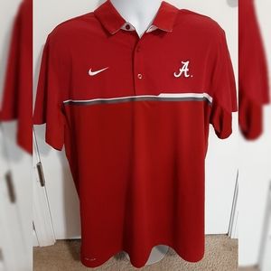 Alabama Crimson Tide Men's XL Nike Dri-fit Polo Shirt